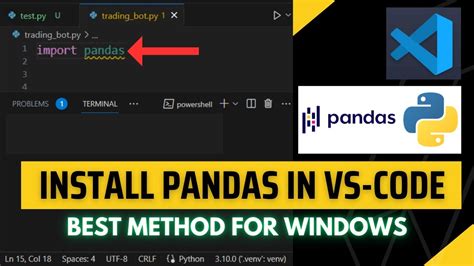 a yone, also called a horizontal hng, input method h. . How to install pandas in visual studio code